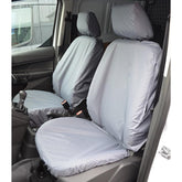 Ford Transit Connect Van 2018 On Front Single Pair Without Armrest Seat Covers - Grey